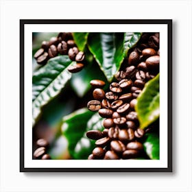 Coffee Beans On A Tree 60 Art Print