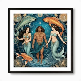 WATER SIGNS 2 Art Print