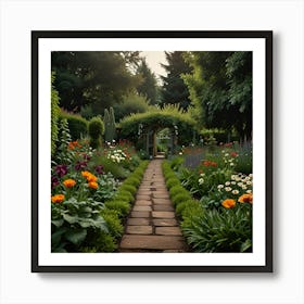 Garden Path Art Print