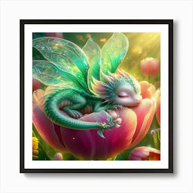 The Sleepy Dragon Art Print