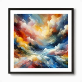 Abstract Painting 113 Art Print