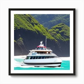 Hawaiian Cruise Ship Art Print