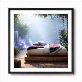 Bedroom In The Jungle Art Print