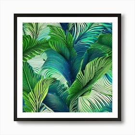 Leaf art Art Print