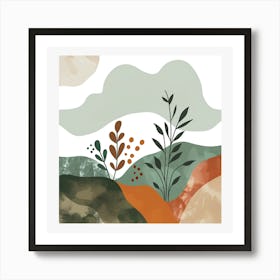 Abstract Landscape Painting 2 Art Print