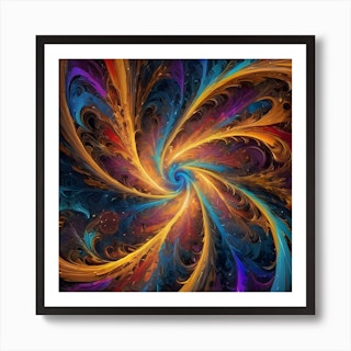 Spiral Art. nfinity Incarnate: Colorful Spirals in the Psychedelic Abyss. RAinbow  Psychedelic Spiral. Art Print by Boris M - Fy