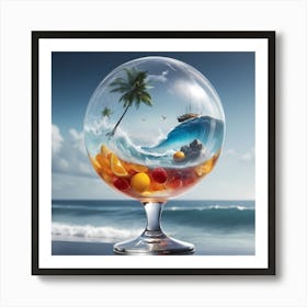 Glass Of Water 2 Art Print