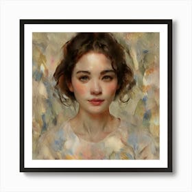 Portrait Of A Young Woman 13 Art Print