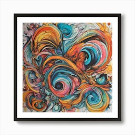 Abstract Painting 10 Art Print