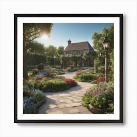 Garden In The Sun Art Print