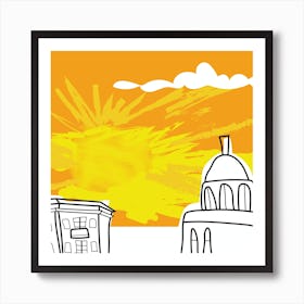 Lisbon Sun Art Print