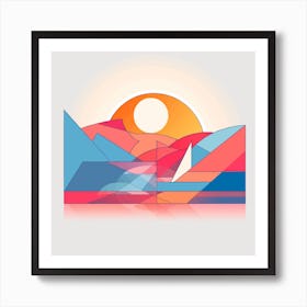 Calm Sunset Art Print