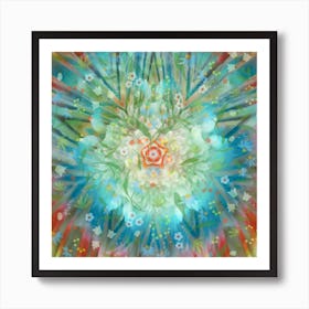 Floral Explosion Art Print