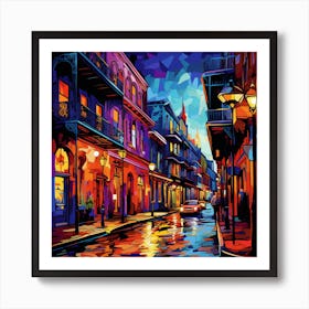 New Orleans Street Art Print