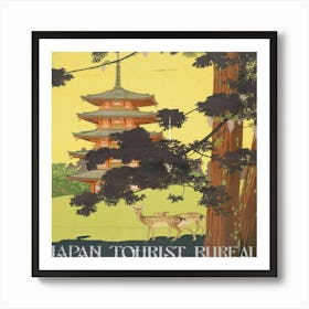 Japan Tourist Bureau Art Print