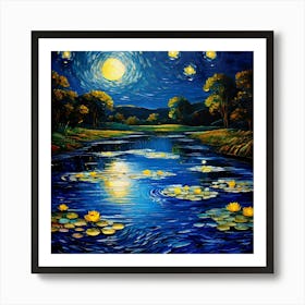 A Gallery Of Classical Oil Paintings Showcasing Renaissance Masters Monets Water Lilies Causing Ri 17565839 (3) Art Print