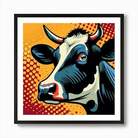 Pop Cow Art Print