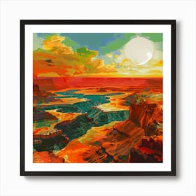 Grand Canyon Sunset 1 Art Print
