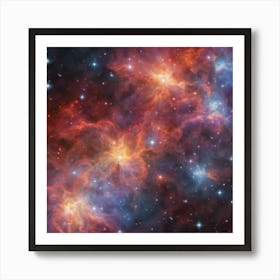 32067 Radiant Nebula, Star Clusters And Gas Clouds Shini Xl 1024 V1 0 Art Print