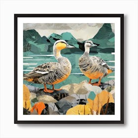 Bird In Nature Mallard Duck 1 Art Print