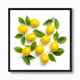 Lemons 1 Art Print