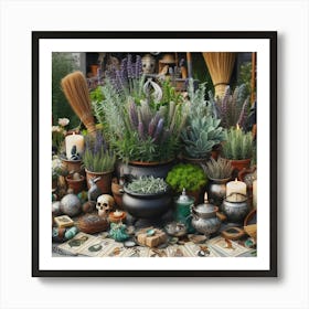 Witches' Garden 2 Art Print