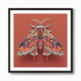 Moth illustration 3 Art Print