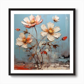 Flowers In A Vase 3 Art Print