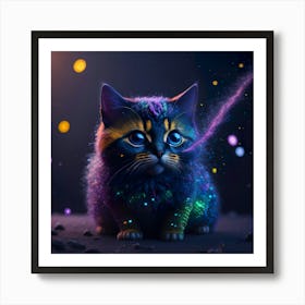 Cat Galaxy (47) Art Print