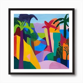 Abstract Travel Collection Ambergris Caye Belize 4 Art Print