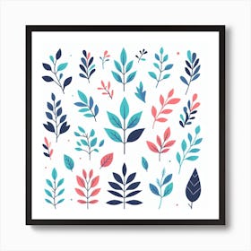 Bushes of Leafs Art Print