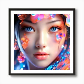 Exotic Beauty Artwork 256 Art Print