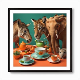 Tea Party Art Print