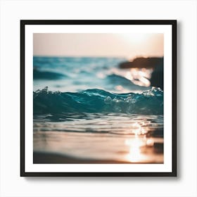 Sunset On The Beach Art Print