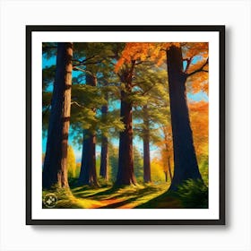 Autumn Forest Art Print