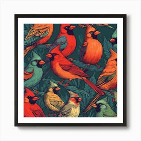 Cardinals 8 Art Print