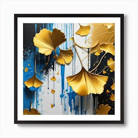 Ginkgo Leaves 11 Art Print