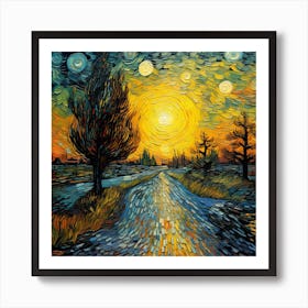 Starry Night 35 Art Print