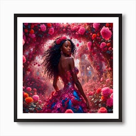 Dream Of Roses Art Print