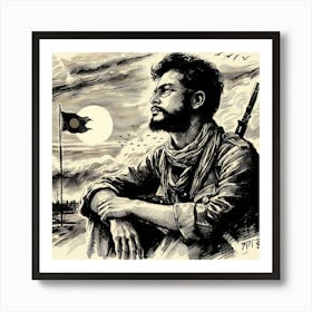 971 Bangladeshi freedom fighter. (Man With A Gun) Poster