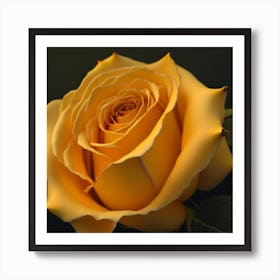 Yellow Rose 1 Art Print