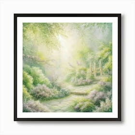 Garden Path 5 Art Print