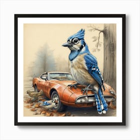 Blue Jay 11 Art Print