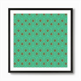 Colorful Retro Pattern 05 Art Print