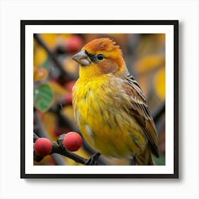 Yellow Finch 4 Art Print