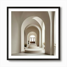 Arched Hallway 16 Art Print