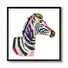 Grants Zebra 04 Art Print