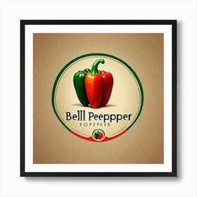 Bell Pepper Logo 3 Art Print