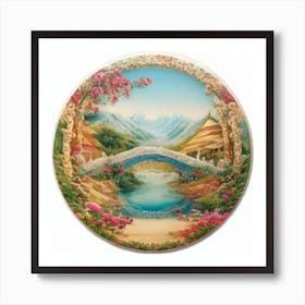 Chinese Bridge Art Print