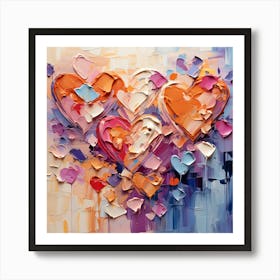 Heart Painting 1 Art Print